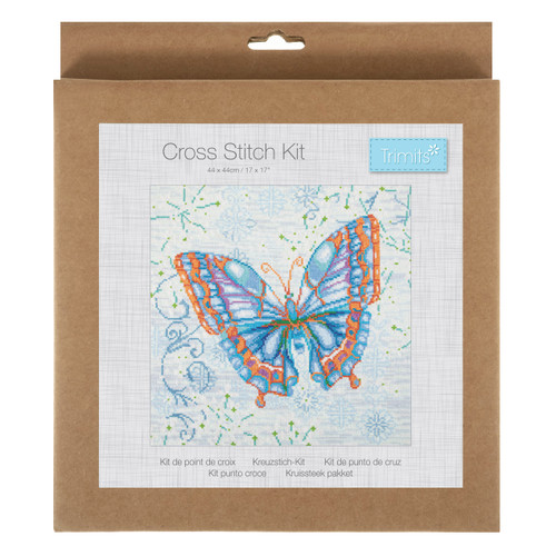 Papillon  Large Cross Stitch Kit by Trimits