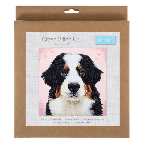 Large Woof Counted Cross Stitch Kit by Trimits