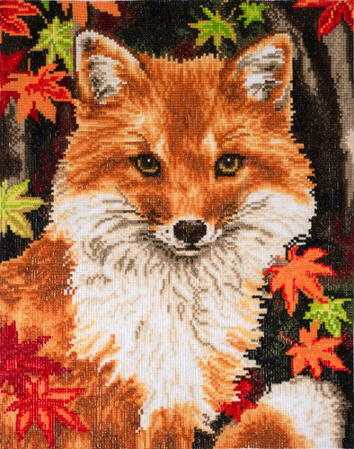 Large Fox Counted Cross Stitch Kit by Trimits