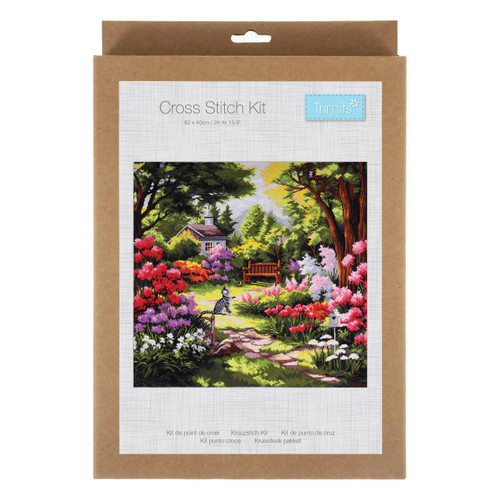 Extra Large Garden Counted Cross Stitch Kit by Trimits