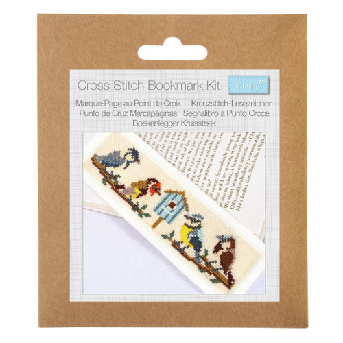 Bird Bookmark Counted Cross Stitch Kit by Trimits