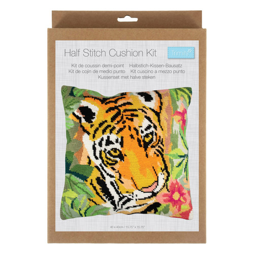 Tiger Printed Tapestry Kit by Trimits