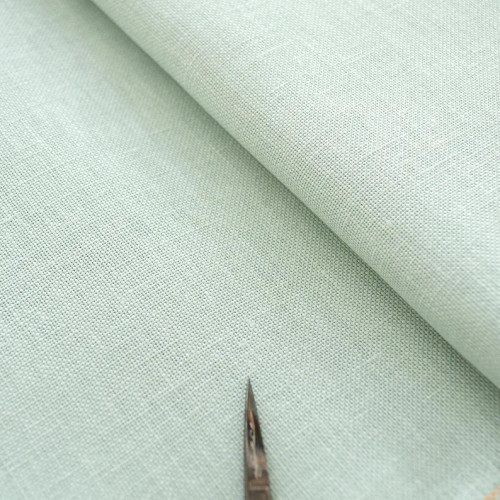 Cashel 28 ct. Sapphire Green 100% linen by Zweigart 140 x 100cm