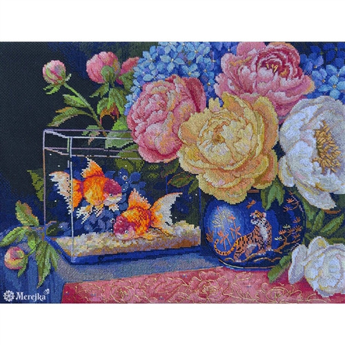 Silent Dialogue Counted Cross Stitch Kit By Merejka