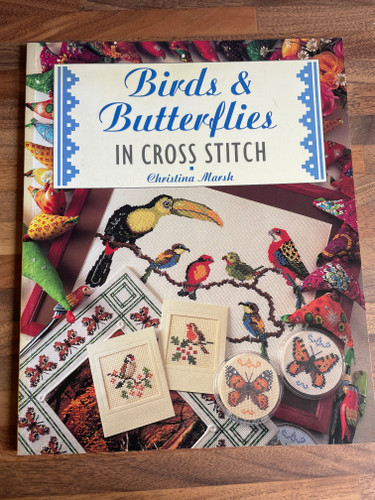 Birds & Butterflies in Cross Stitch by Christina Marsh