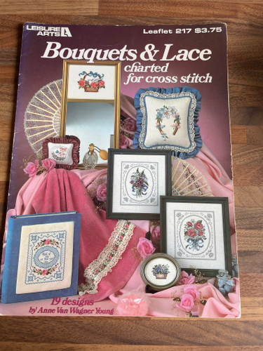 Bouquets & Lace For Cross Stitch Chart Booklet by Leisure Arts