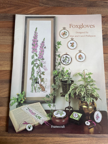Foxgloves Cross Stitch Chart by Framecraft