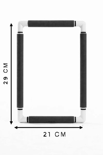 Nurge Grey Embroidery Snap Frame 21cm x 29cm