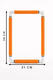 Nurge Orange Embroidery Snap Frame 21cm x 29cm