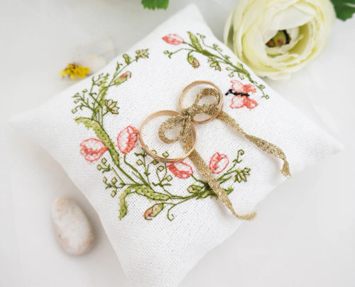 The Perfume of Love Wedding Ring Cushion Kit by Luca-S