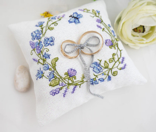 Spring Nectar Wedding Ring Cushion Kit by Luca-S