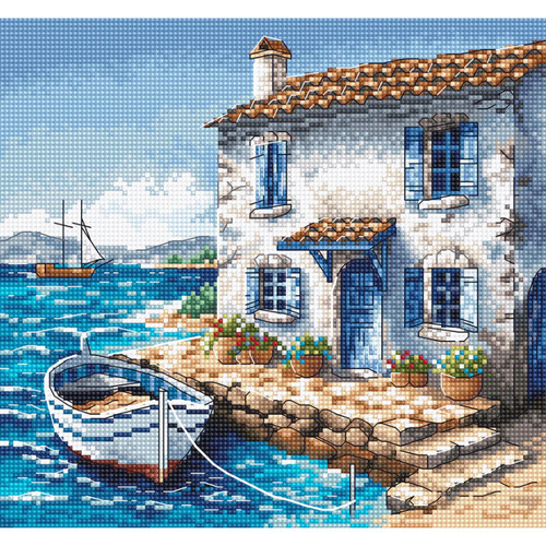 The Fishermans Corner Cross Stitch Kit By AVA