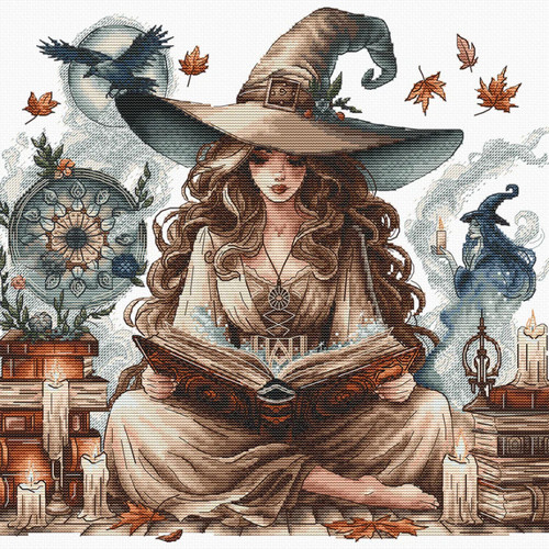 The Witche's Autumn Cross Stitch Kit By AVA