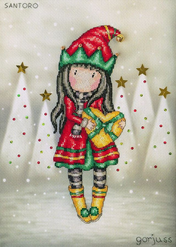 Jingle Belle Counted Cross Stitch Kit by Bothy Threads