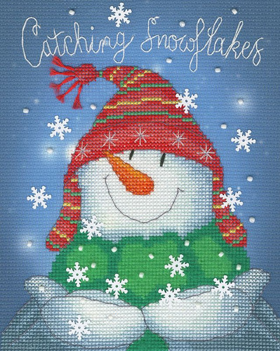 Catching Snowflakes Counted Cross Stitch Kit by Bothy Threads