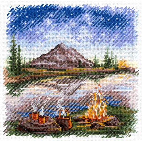 Under Starry Sky Counted Cross Stitch Kit by MP Studia