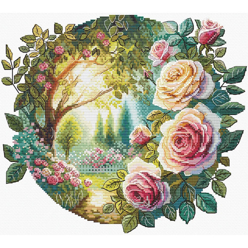 Dream Garden Counted Cross Stitch Kit by Andriana