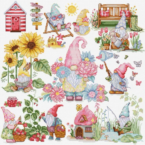 The Story of the Gnomes Cross Stitch Kit by Luca S