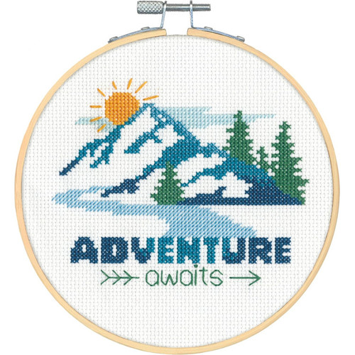 Adventure Awaits Cross Stitch Kit by Dimensions