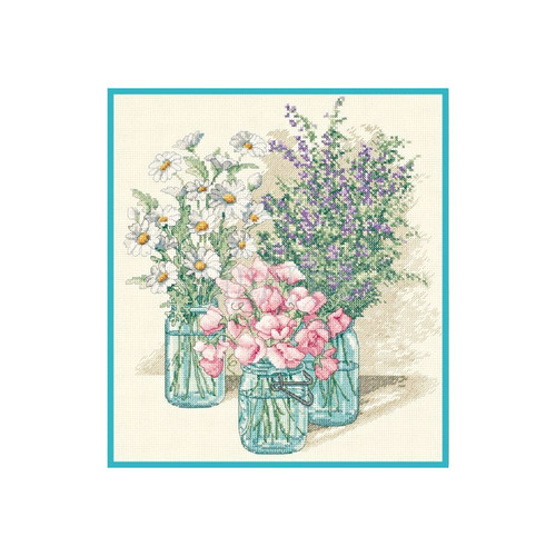Wildflower Trio Cross Stitch Kit by Dimensions