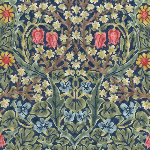 Blackthorn Tapestry Kit by  Morris & Co. Cross Stitch