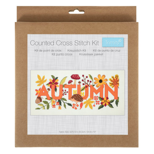 Autumn Cross Stitch Kit Kit by Trimits