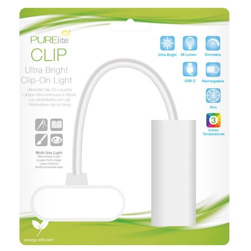 Lamp: Ultra-Bright: Clip-On Light: Clip - Purelite
