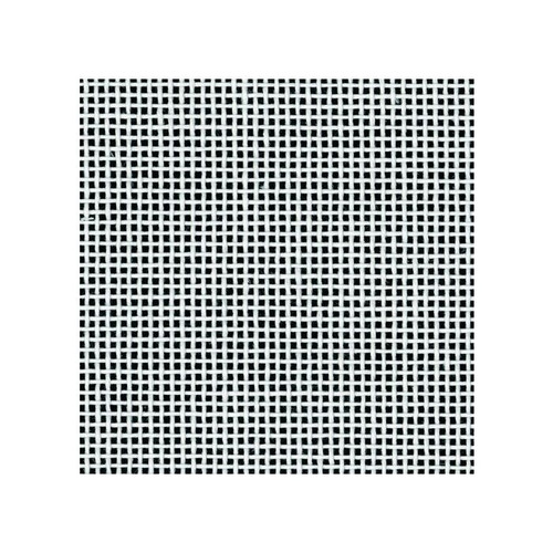 1 off cut of Zweigart 13 Count Royal Canvas Mono in White  50cm x 27cm 