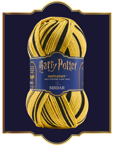 Harry Potter Hufflepuff ‘Magical’ Self-Striping Scarf Yarn