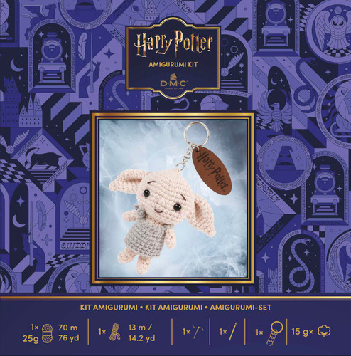 Harry Potter -Dobby Keyring Amigurumi Crochet Kit By DMC 