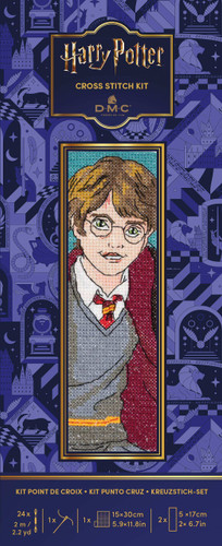 Harry Potter - Harry Bookmark Cross stitch Kit By DMC