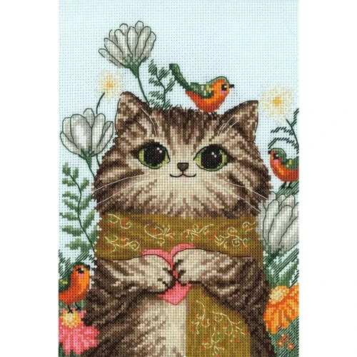 The Sweet One Counted Cross Stitch Kit by Merejka