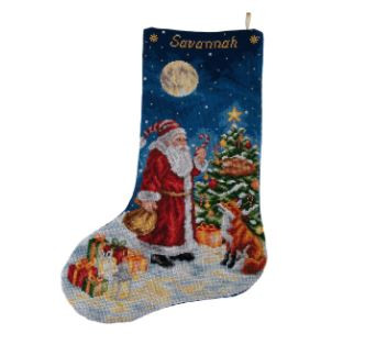 Christmas Eve Encounter Stocking  Counted Cross Stitch Kit By Vervaco