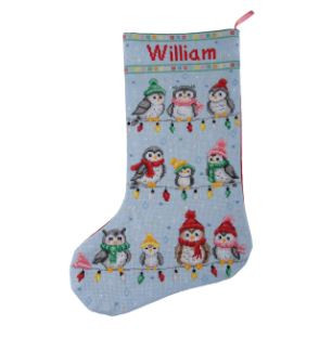 Feathered Friends Stocking Counted Cross Stitch Kit By Vervaco