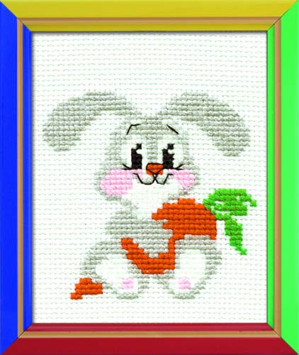 Lop-Eared Bunny Cross Stitch Kit By Riolis