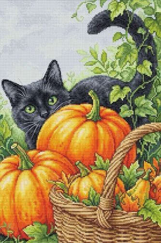 October Charm Cross Stitch Kit  By Luca-S