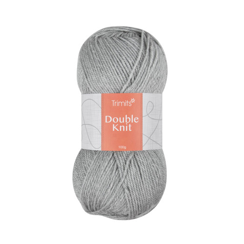 Knitting Yarn: Double Knitting: 1 X 100G:  Lt Grey Heather