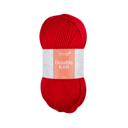 Knitting Yarn: Double Knitting: 1 X 100G:  Red