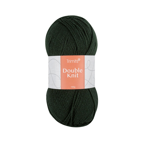 Knitting Yarn: Double Knitting: 1 X 100G:  Bottle Green