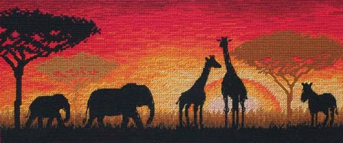 Afriacan Horizon Cross Stitch Kit