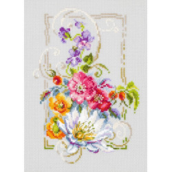 Happy July Cross Stitch Kit By Magic Needle
