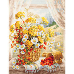 Honey Flavor Cross Stitch Kit By Magic Needle