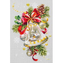 Christmas Bell Cross Stitch Kit By Magic Needle