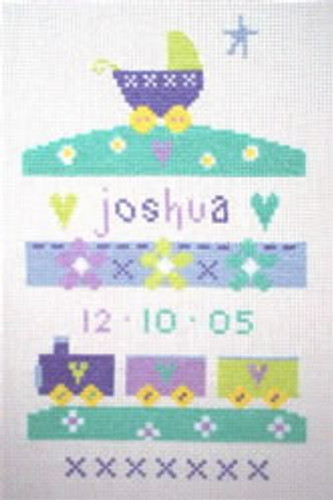 Baby Boy Sampler Cross Stitch Kit