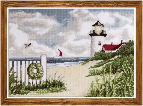 Peaceful Shores Cross Stitch Kit By Design Works