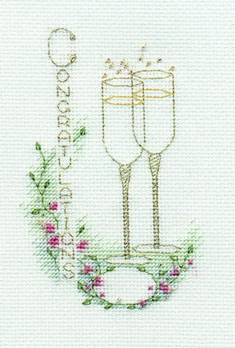 Congratulations Card Cross Stitch Kit