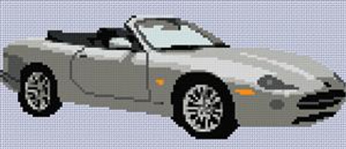 Jaguar Xk8 Roadster Cross Stitch Kit