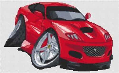 Ferrari Marinello Caricature Cross Stitch Kit