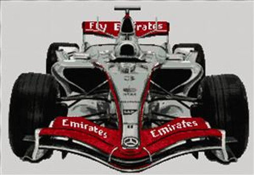 Formula 1 F1 Mclaren Cross Stitch Kit