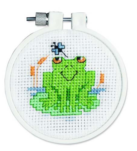 Soggy Froggy Starter Cross Stitch Kit